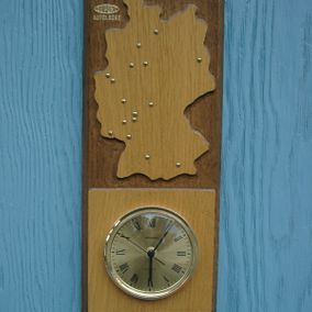 Wanduhr Holz